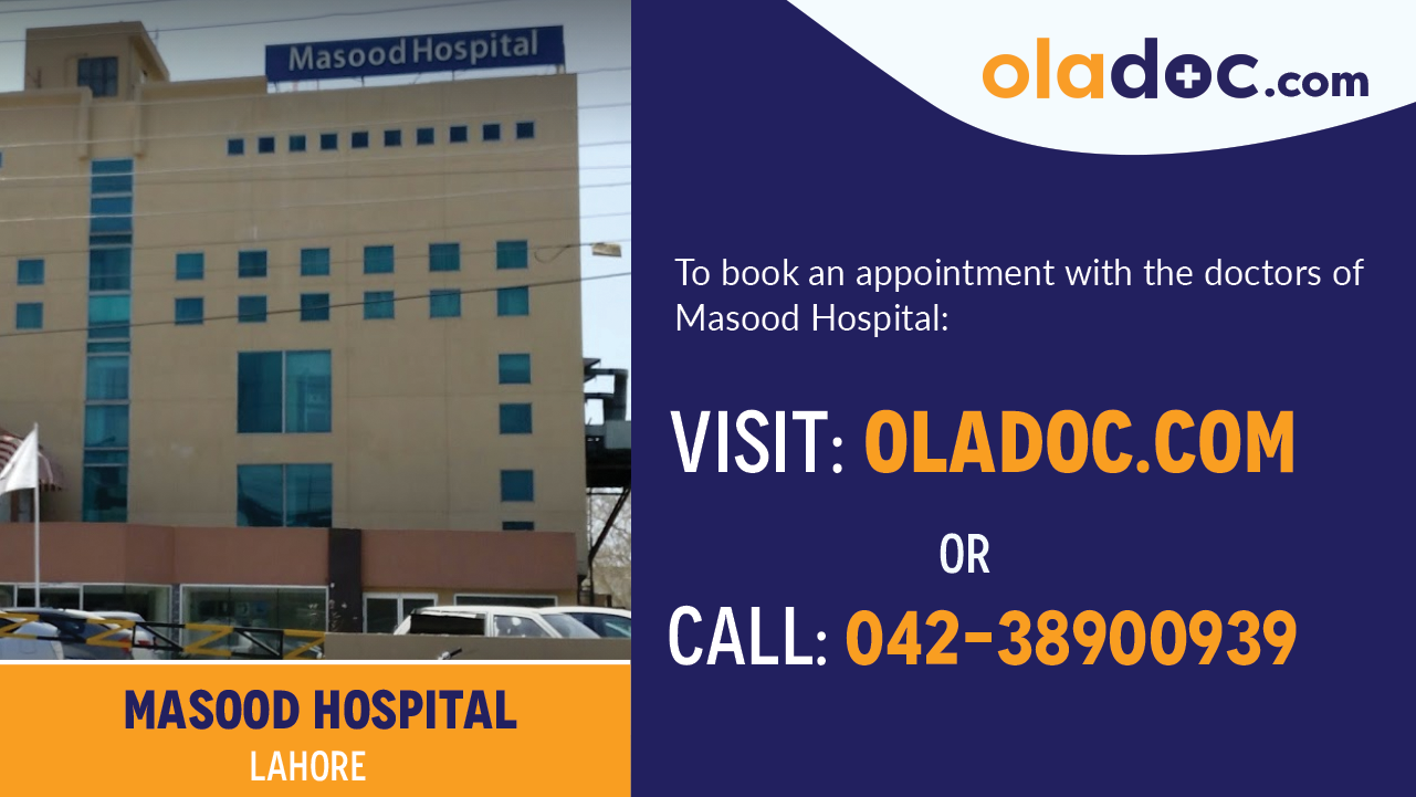 Book Appointment With Doctors at Masood Hospital Lahore